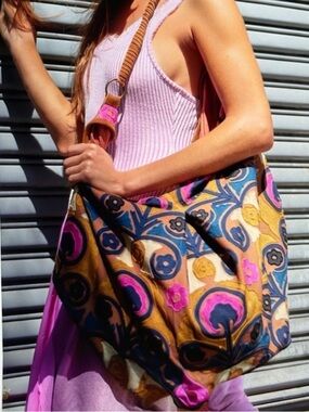 NEW Free People Hypnotized
Slouchy Tote NWOT